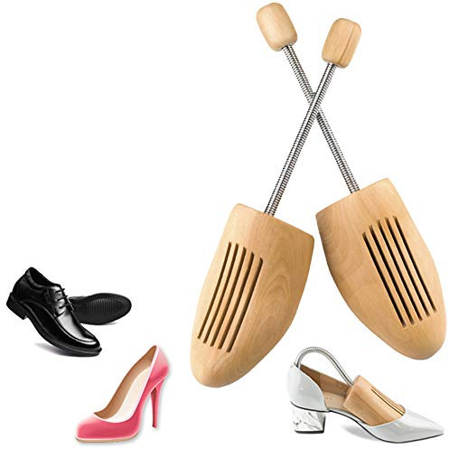 XJZHANG Holz Metall Schuhspanner verstellbare Schuhe Former Expander für breite Füße, geeignet für Damen- und Herrenschuhe
