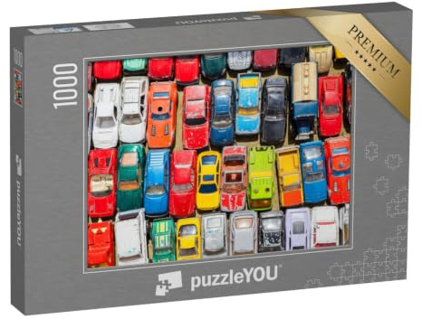 puzzleYOU: Puzzle 1000 Teile „Vintage-Spielzeugautos“ – aus der Puzzle-Kollektion Nostalgie