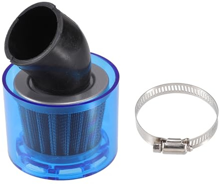 A ABSOPRO Filtro Aria Pulitore Piegato Blu 1pc Per Moto 110-125cc | Materiale: Plastica, Metallo, Gomma. Diametro Interno: 40mm. Adatto Per ATV, Ciclomotori, Dirt Bike, Moto Da Corsa.