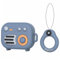 Yardenfun 3D-Radio-kopfhörer-Abdeckung Für Kabellose Vintage-kopfhörerhülle Tragbar Robust Stoßfest Mini-größe Stilvolles Retro-Design Silikon