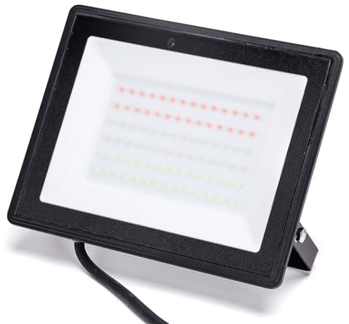 Proyector LED RGB Die-Cast Negro 50W