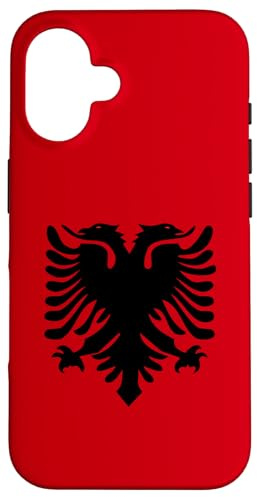 Albanischer Flaggen-Albanien-Adler Hülle für iPhone 16