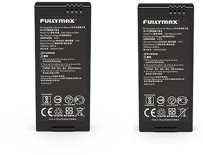 Flytoyecce for Batterie de vol Intelligente DJI Tello 1100 mAh 3.8 V Batterie Lipo Rechargeable for Accessoires de Drone DJI Tello RC(2 Battery)