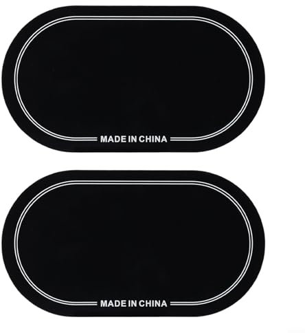 Bass Drum Pedal Patch, Drumhead Kickpad Kopfschutz, erhöhte Angriffskraft (schwarzes Doppelpedal)