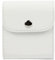 Hemobllo Retro Style Square Photo Case Instant Square Photo Film Pouch in White Pu Leather Quick Release and Easy Closure