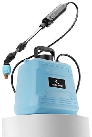Verstellbarer elektrischer Sprinkler, wiederaufladbar, batteriebetrieben, wasserdicht, einziehbarer Stab für die Gartenarbeit Innen und Außenbereich, leichter, wiederaufladbarer elektrischer, zur