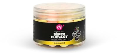 Mainline - Essential Cell Super Buoyant Pop-Ups - 13mm PYW Mix - High Buoyancy Hookbaits, Perfect for Multi Rig or Spinner Rig