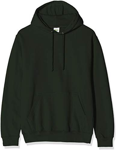 AWDis Men's College Hoodie, Green (Forest Green), XX-Large