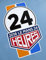 eBay.Service.Core.Soap.StringCollection LE Mans 24 Stunden 2016 Paar von '24' Streifen Stil Sticker Aufkleber 200mm hoch