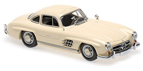 Minichamps 940039002 1: 43 1955 Mercedes-Benz 300 SL, cremefarben