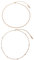 Happiness Boutique Delicato Set di Choker in Oro Rosa | Set di 2 Collane Minimal Acciaio Inossidabile