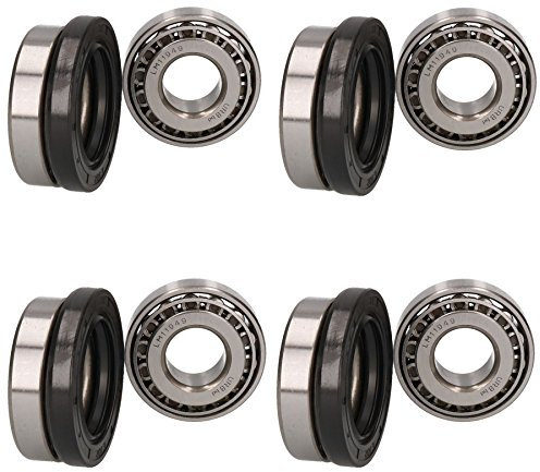 AB Tools 4 Anhänger Kegelrollenlager Set für Meredith und Eyre 203x40mm Bremstrommel