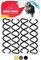 Hawwwy Spiral Spin Pins - 4 Pack Premium Black Spin Pins | Easy & Fast Non-Scratch Alloy Bun Maker Hair Pins for Buns Women Kids | Messy Bun Bobby Pins Black Hair Accessories