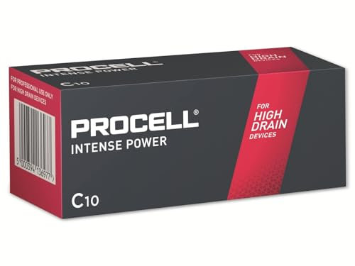 Procell - Pila alcalina LR14 - C Procell Intense 1.5V 7.933Ah