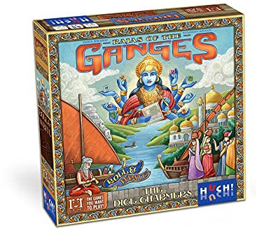 HUCH! Rajas of Ganges-The Dice Charmers Strategiespiel Strategisspiel, Neuheit