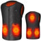 Electric Heated Vest, USB Warm Jacket Gilet for Men Women, 3 Adjustable Temperature, 5 Heating Zones, Washable Lightweight Heated Body Warmer for Winter Outdoor Motorcycle Skiing Fishing Hiking