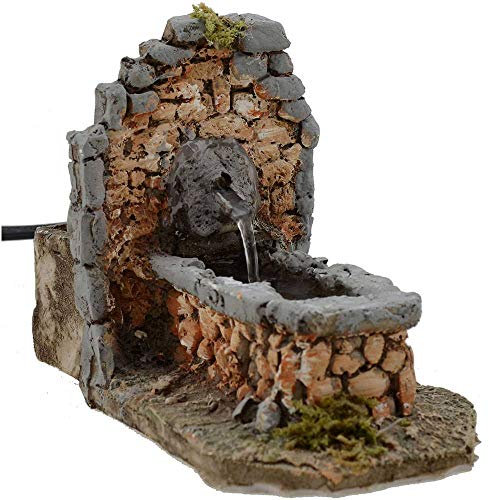 Generico Fuente para Belén de resina funcional 16 x 8 x 11 cm.