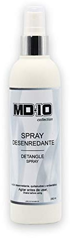 Entfilzungsspray und Conditioner für Hunde und Katzen Alle Felltypen Ohne Ausspülen - Knotenentferner Entwirrungsspray, Antistatisch - Vegan & Biologisch Abbaubar - 250ml - MD-10 COLLECTION