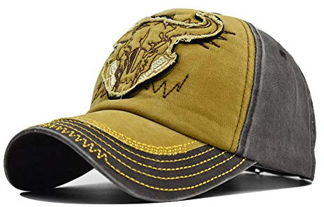 Herren Kappe Hut Gewaschene Baseballmütze Hysteresenhüte Herbst Sommerhut Für Männer Frauen Mützen Casquette Hüte Stickerei-Gelb_Anpassbar