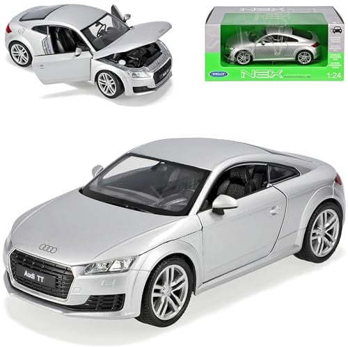 Welly A*U*D*I TT 8S Coupe Silber 3. Generation Ab 2014 1/24 Modell Auto