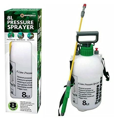 8L Garden Pressure Sprayer Portable Hand Pump Chemical Weed-Killer Spray Bottle