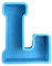 Washranp Stampo 3D con lettere dell'alfabeto dalla A alla Z, di grandi dimensioni, in silicone, decorazione fai da te, decorazione per la casa, stampo per feste, L