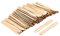 Enpack - Pommes Gabeln Holz 1000 Stück - Pommes Frittes/Currywurst Piekser 8,5cm - umweltfreundliches Einwegbesteck - Holz Pieker - Partybesteck für Snacks- take away