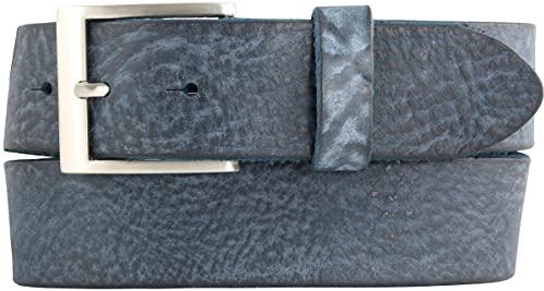 BELTINGER Herren-Gürtel aus weichem Vollrindleder Vintage-Look 4 cm | Jeans-Gürtel für Herren 40mm | Ledergürtel Used-Look