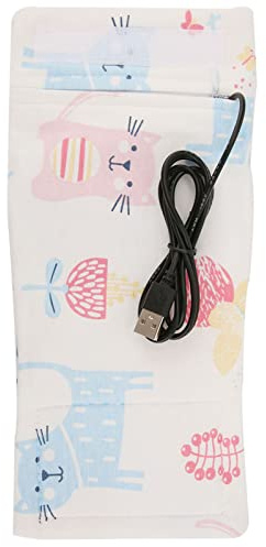 Chauffe-biberon pour lait maternel, USB biberon garder au chaud thermostat de stockage de voyage de lait portable(Motif de chat)