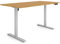 ESMART Germany ETX-121GBA 160x80cm Bambus Dekor Ergonomischer Steh-Sitz-Schreibtisch Stufenlos elektrisch höhenverstellbar 73,5-123,5cm 3x Memory Aktivitätserinnerung Soft-Start/Stopp Schnelle Montage