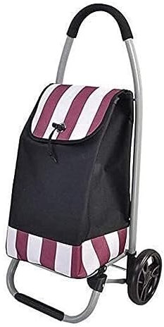 AMYSTY Shoppingtrolley Einkaufstrolley Einkaufswagen Trolley Großraum-Einkaufswagen Anhänger Out Travel Wandern Push-Pull-Auto 7-Zoll-Lager Trolly Einkaufswagen
