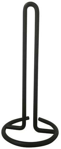 Justinus Küchenrollenhalter - Schwarz matt - Metall - H 30 cm