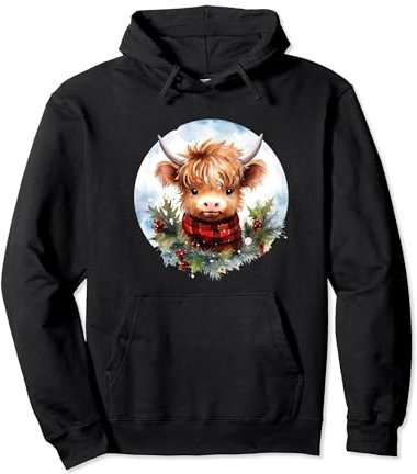 tolles Weihnachtsdesign mit Christbaum und Weihnachtsmann Pullover Hoodie