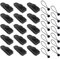 Planenclips, 15 Stück Zeltplanen Clips + 15 Stück Seilspanner, Planenspanner mit Kugel Set, Tarp Clips Planenbefestigung für Outdoor, Boots Zelt Camping Vorzelt Markisen