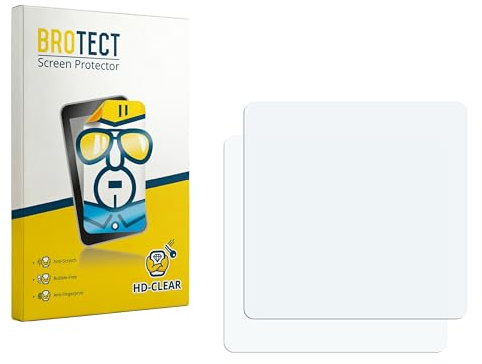 BROTECT Schutzfolie für Bambu Lab A1 Mini | 2 Stück Transparenter Displayschutz Made in Germany Klare Displayschutz-Folie Clear Einfache Montage Case-Friendly