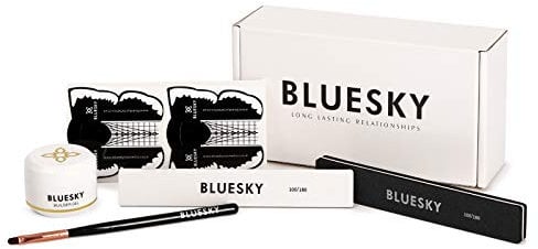 Bluesky Builder Gel Nail Extension Kit, Pink Nude – 30ml, Perfect for Beginners and Professionals. Contains: Builder Gel 30ml, 50 Nail Form Stickers, Nail File, Nail Buffer, Nail Extension Brush