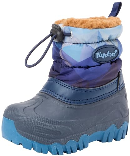 Playshoes Jungen Kinder Winter-Bootie Schneeschuh Outdoor Winterstiefel
