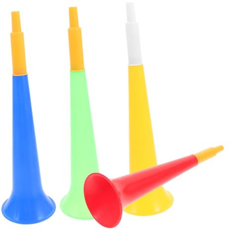 CORHAD 4 Stück Fußballhupe Trompete Spielzeughupe Spielzeug Für Kleinkinder Spielzeugtrompete Fußballhupe Spielzeug Fußball Geräuschmacher Spielzeug Partyhörner Jubel