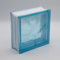 Basic Glasbaustein Wolke hellblau, 19x19x8 cm - 6 Stück