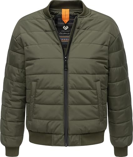 Ragwear Damen Winterjacke wasserdichte Kurze Bomberjacke mit wasserdichtem Reißverschluss Bombina YOUMODO XS-3XL