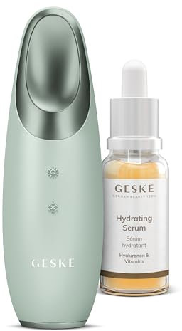 GESKE | SmartAppGuided™ Warm & Cool Eye Energizer | 6 in 1 + GESKE Hydrating Serum | Set mit passender Kosmetik-Zugabe | Beauty-Bundle