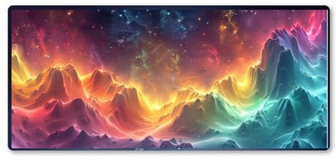 Aurore Tapis de Souris Fantaisie Tapis Souris XXL 1200x600x3 MM Tapis de Souris Gaming Accessoire, Lavable, Caoutchouc Antidérapante, Haute Précision et Vitesse, Surface Antidérapante pour Gamer