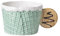 TOXVEK Ceramic Water Cup Coffee Cup Mug Biscuit Shape Plate Breakfast Plate Afternoon Tea Snack Dessert Plate 300Ml