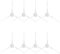 LXYYZJOZ Compatible avec Xiaomi Robot Vacuum E10 E12 E10C C103 Mijia 3C Plus / 3C Pro Robot Vacuum Cleaner Parts Brosse latérale Principale Filtre Vadrouille Accessoire(Set 20)