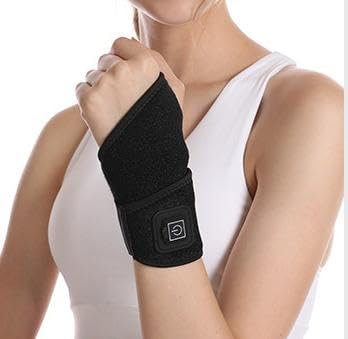 JNGUOSICN Heated Wrist Brace 3 Level Adjustable Heat Therapy Men Women Wrist Warmer Wrap Electric Heated Wrist Brace for Arthritis Injury Joint Pain Relief