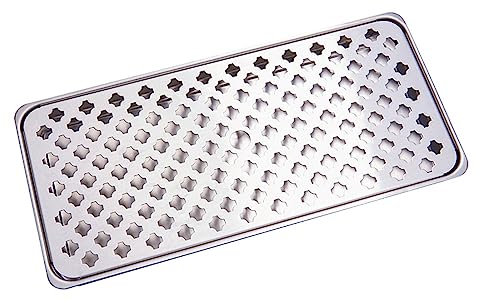 SWAYVES Abtropfschale Aus Edelstahl, Bierabtropfschalen Für Kegeratoren, Rechteckiabtropfschale Aus Edelstahl Zur Oberflächenmontage, Ohne Abfluss, Für Die Hausbar