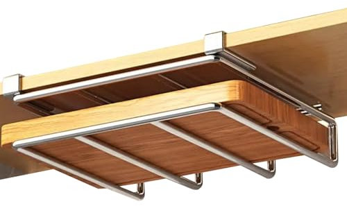 Unterschrank Schneidebretthalter kein Bohrverdicker Schneidebrett Organisator 10.4x9.8x1,2 Zoll Metall Schneidebrett Schneidebretthalter, Küchenhängeregal