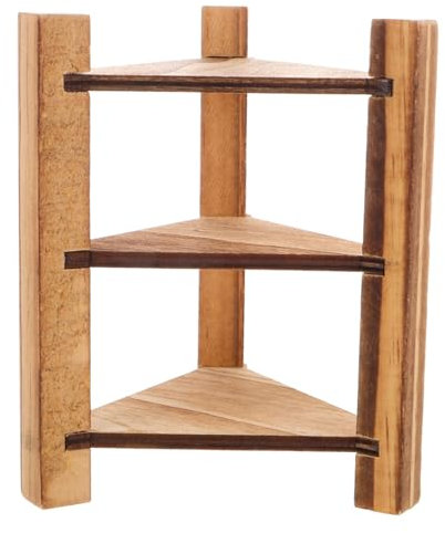 TOBBOMEY Puppenhausschrank Mini Puppenhauszubehör Möbel Modell Puppenhausmöbel Kleine Gegenstände Für Puppenhaus Mini Möbel Für Puppenhaus Miniatur Szenenmöbel Puppenhausregal