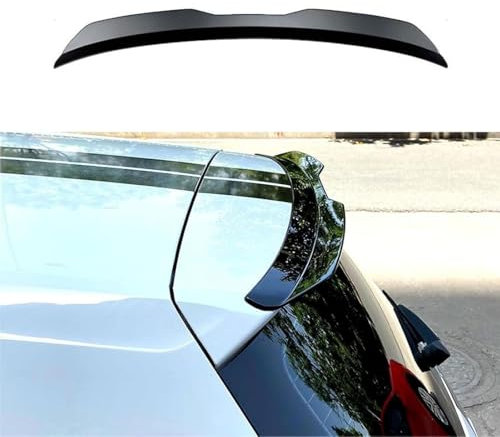 DSWERMG Auto Heckspoiler für Opel Corsa D Hatchback 2006 2007 2008 2009 2010, Dachspoilerflügel Kofferraumdeckel Spoiler Kratzfeste Dekoration Auto Zubehör,Matte Black