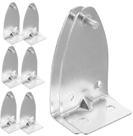 Operitacx Supports Métalliques Argentés Remplacement Pratique pour Fenêtres 8 Pièces Fixation Légère et Design Simple pour Stores Vénitiens Sécurité Garçon et Filles et Animaux